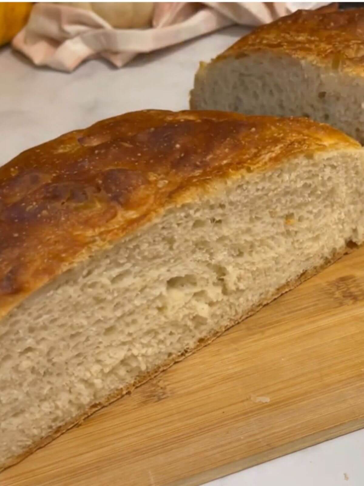 a section of my No-knead bread for beginners