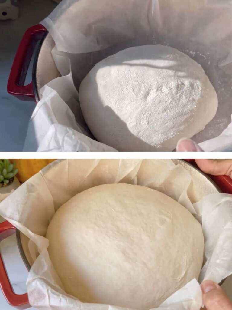 Process shot on How to make No-knead bread in a few steps