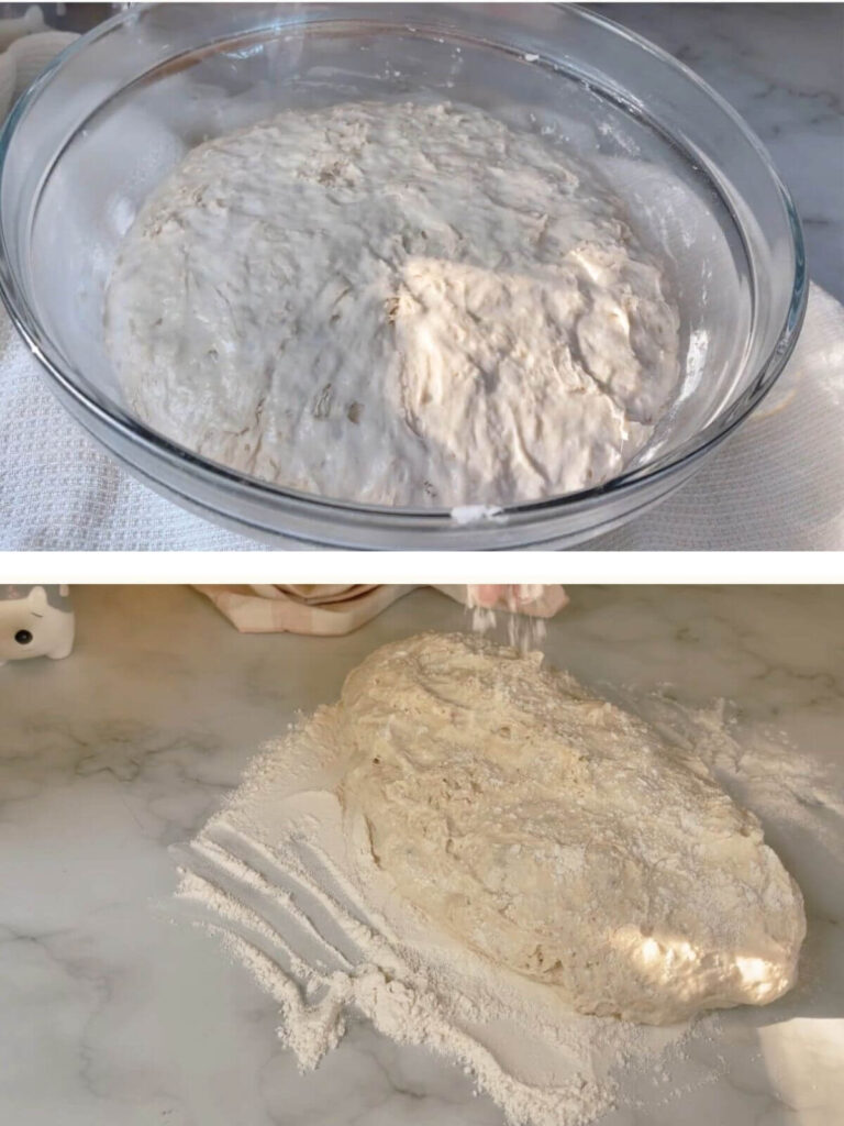 Process shot on How to make Quick and easy no-knead bread