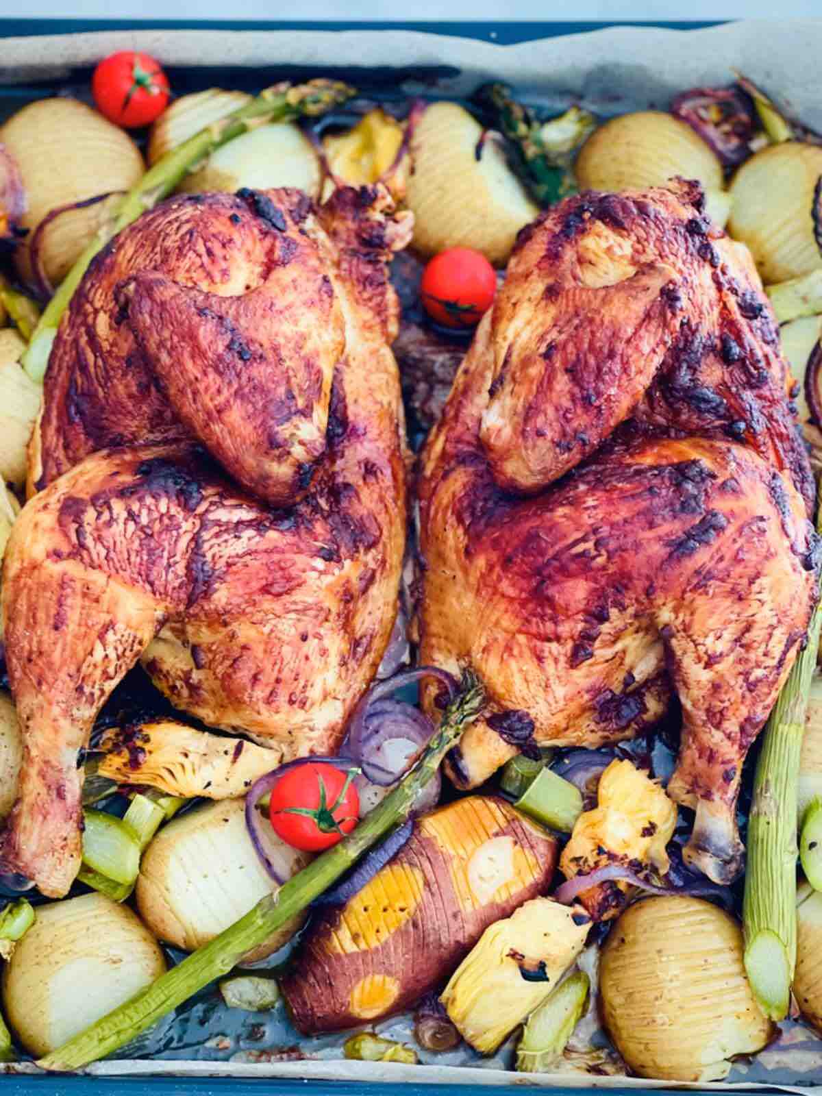 How to make Roasted Chicken with Vegetables: quick and easy