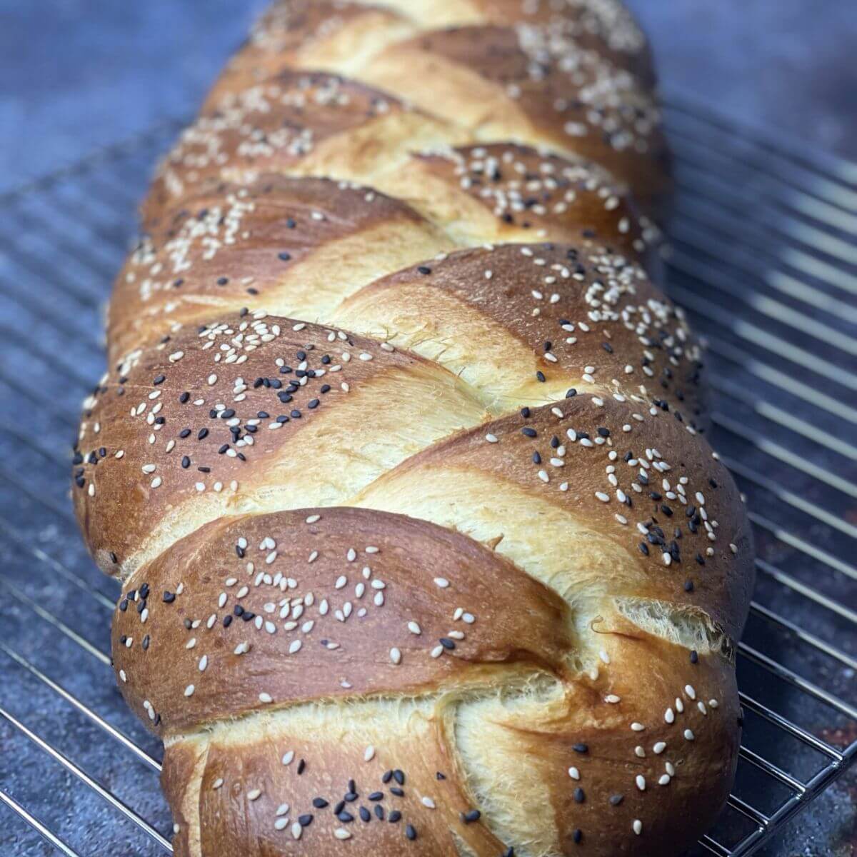 3 Strand Challah Bread