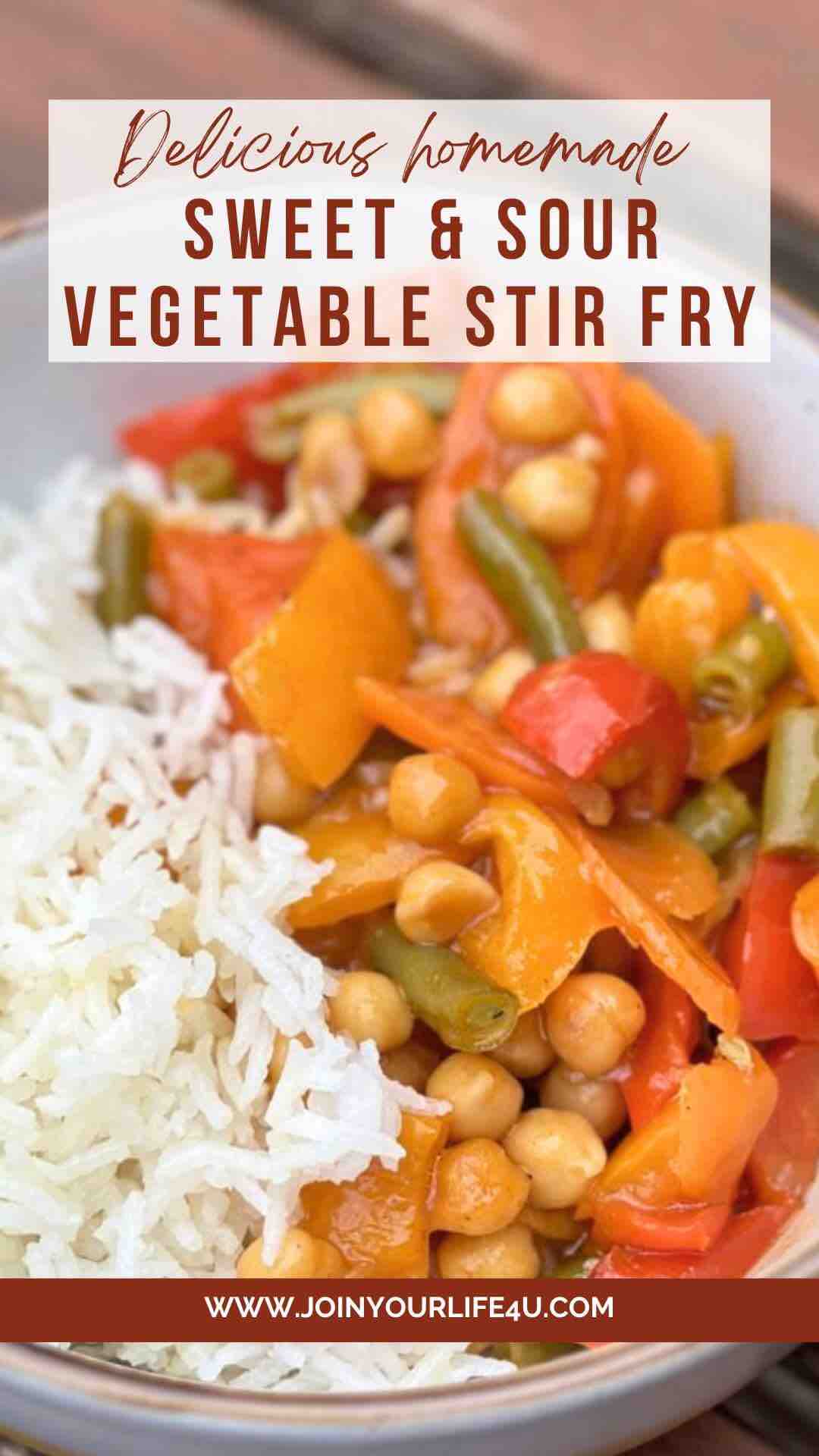 Sweet and Sour Vegetable Stir Fry