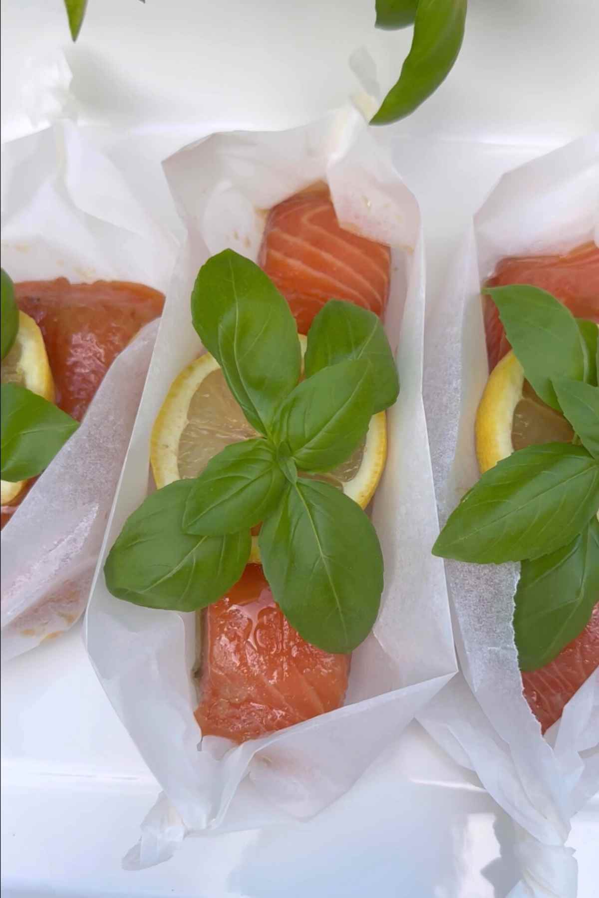 Salmon En Papillote ( Salmon In Parchment) Recipe