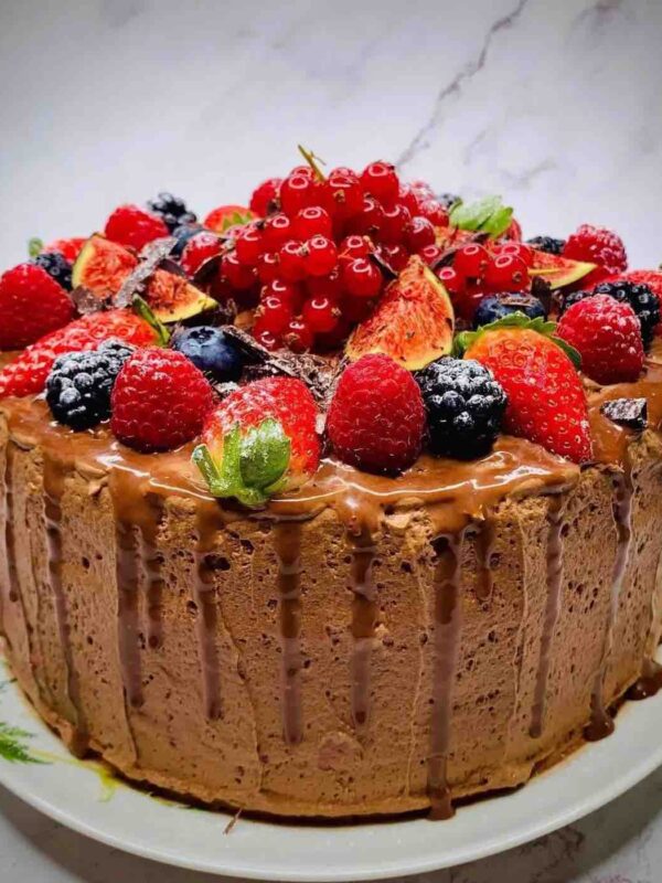 Rich Chocolate Berry Mousse Cake Recipe