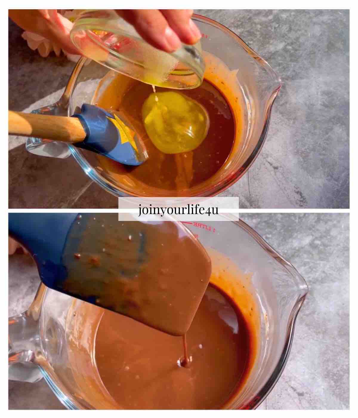 Process shots on how to Make Chocolate Mini Tarts