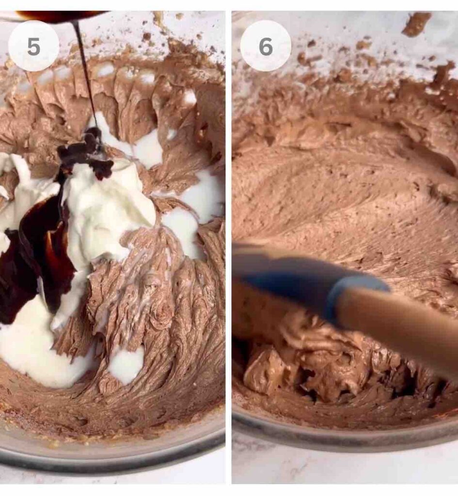 Preparation steps for how to make mocha cake