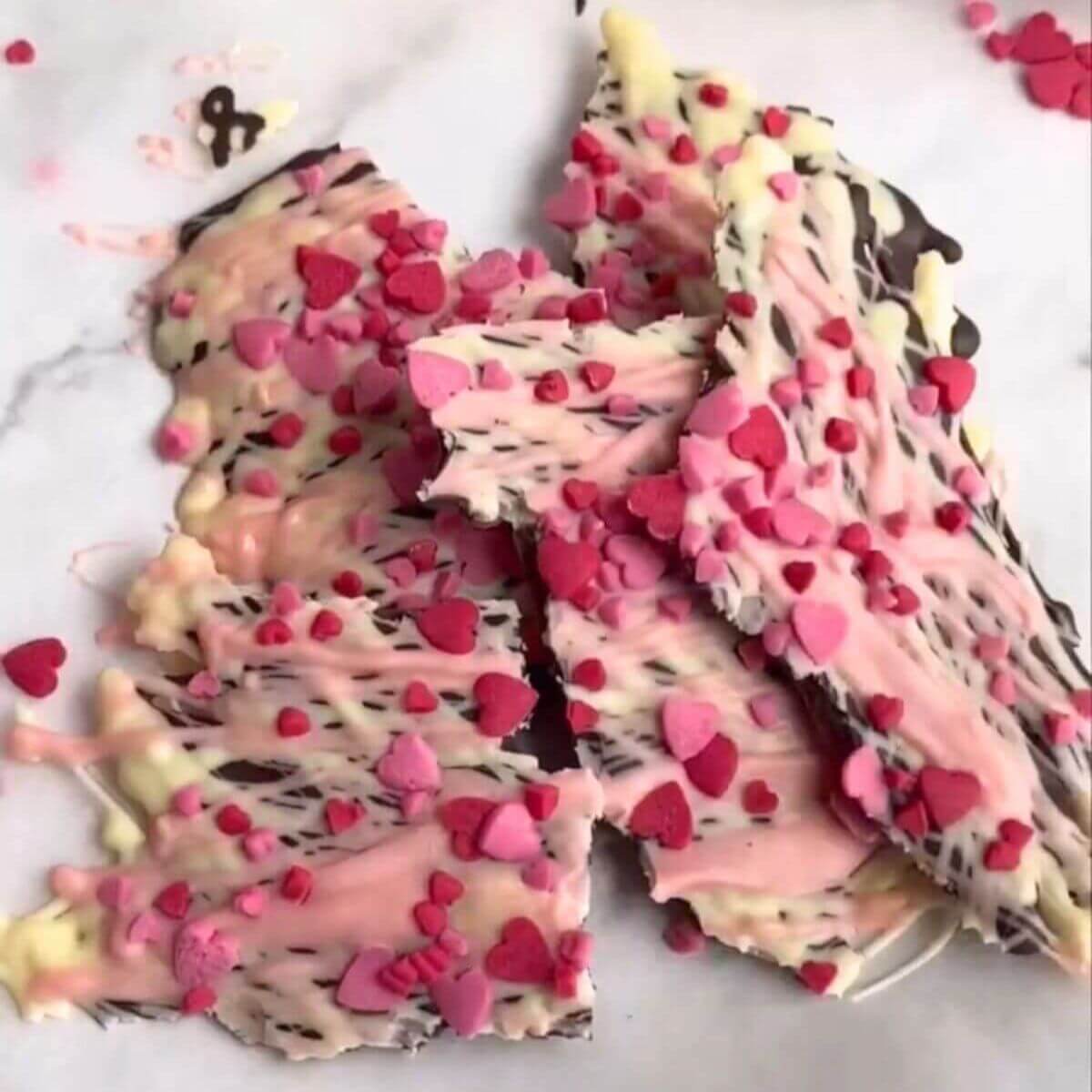 Valentines Chocolate Bark