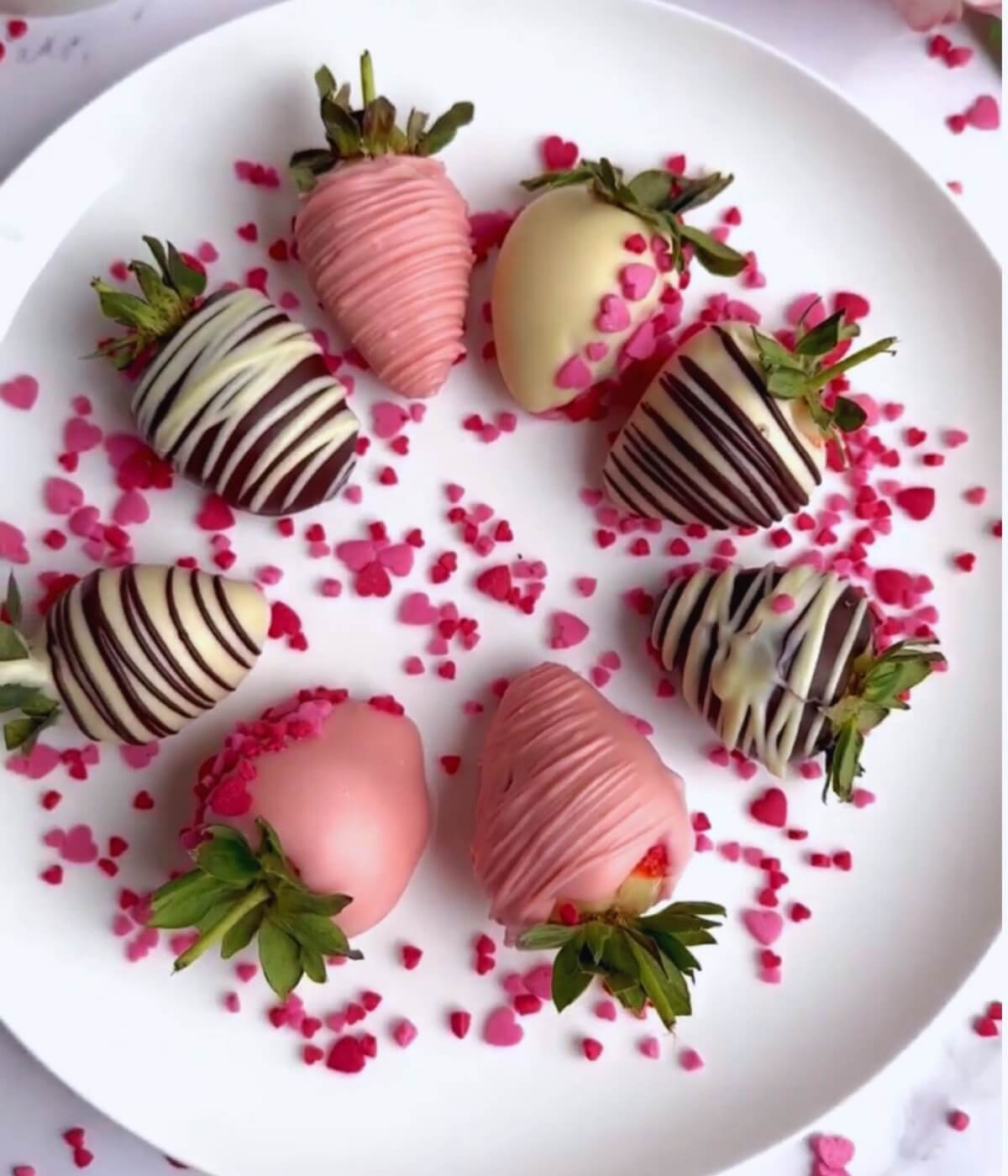 Delicious Chocolate-Covered Strawberries on a white plate