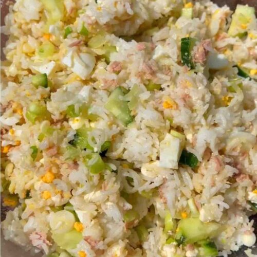 How to make quick and easy rice salad