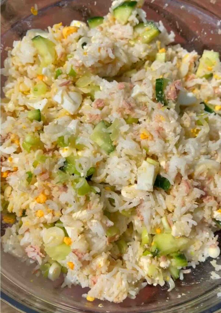 How to make quick and easy rice salad