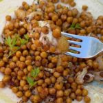 Spiced Roasted Cauliflower and Chickpeas and Creamy Hummus