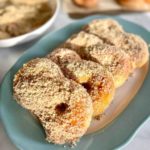 Honey and Walnuts Pastries on a oval plate