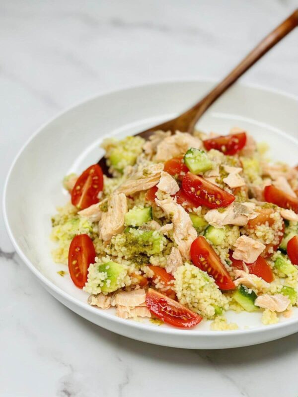 How to make Couscous Salmon Salad