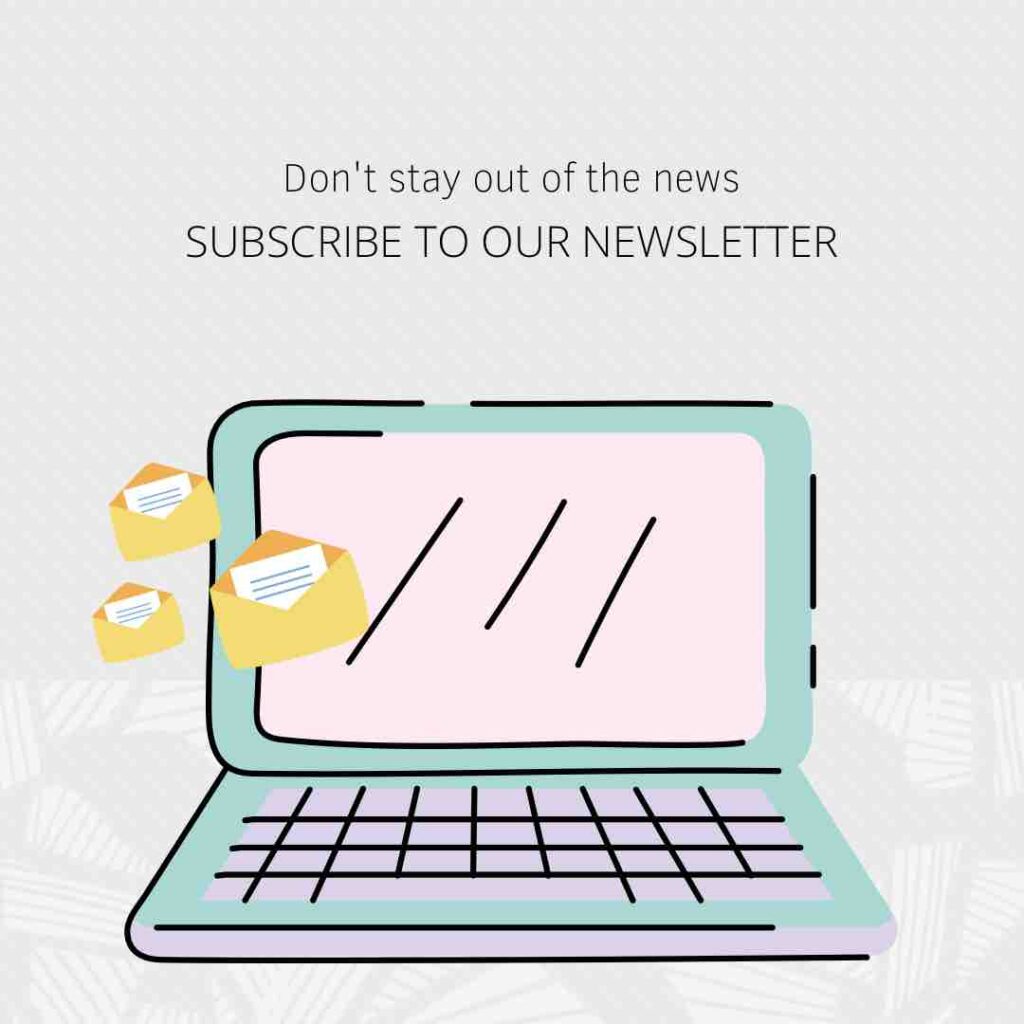 Newsletter signup image promoting recipes and cooking tips