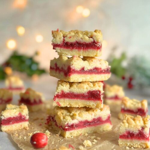 How to make Cranberry Crumble Bars