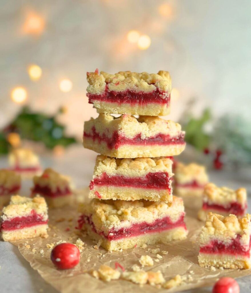 How to make Cranberry Crumble Bars