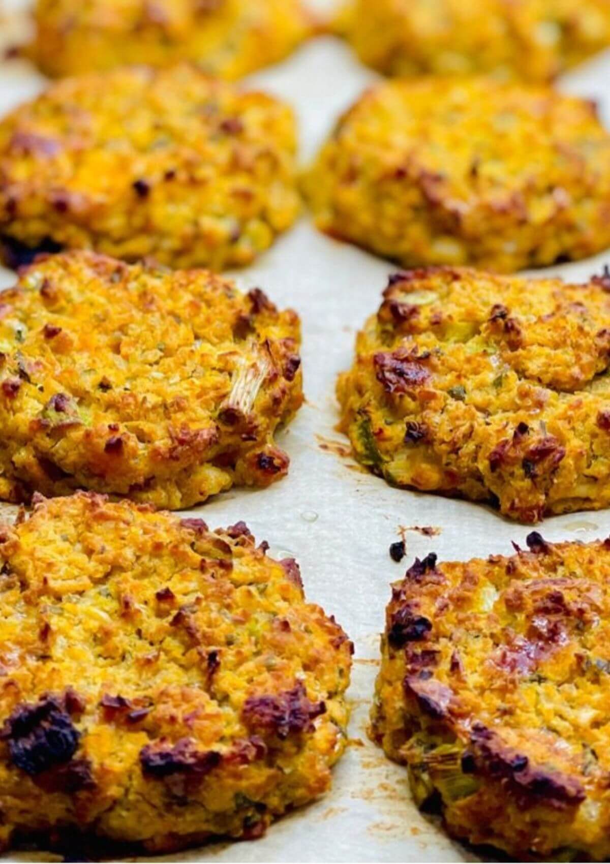 Beans and Quinoa Baked Fritters